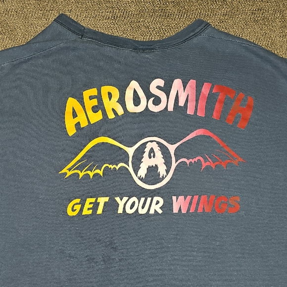 Vintage Other - Vintage Aerosmith Graphic Tee in Blue